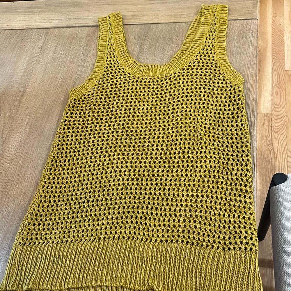 Rachel Comey Yellow Knit Tank Top